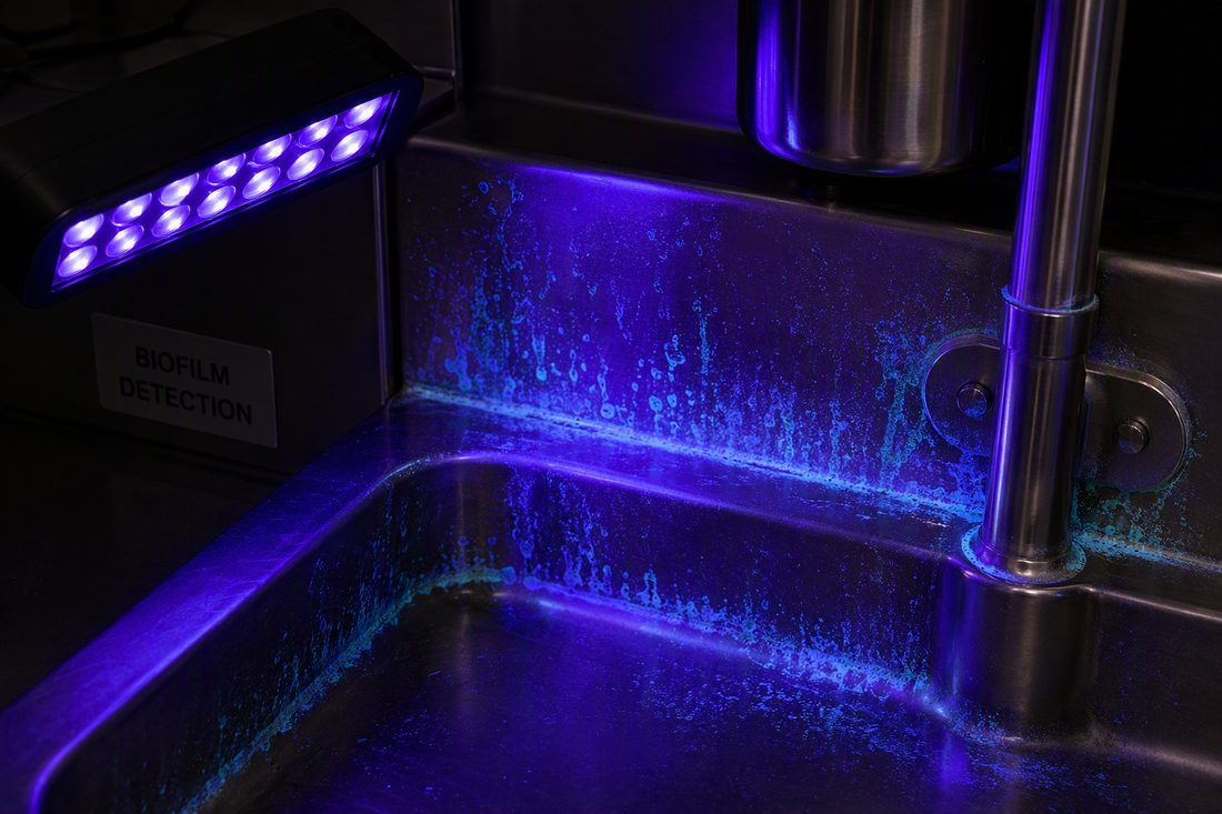 Where and when should UV-A detection lamp be used?