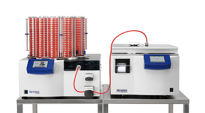 Systec Mediafill dispensing and pouring system