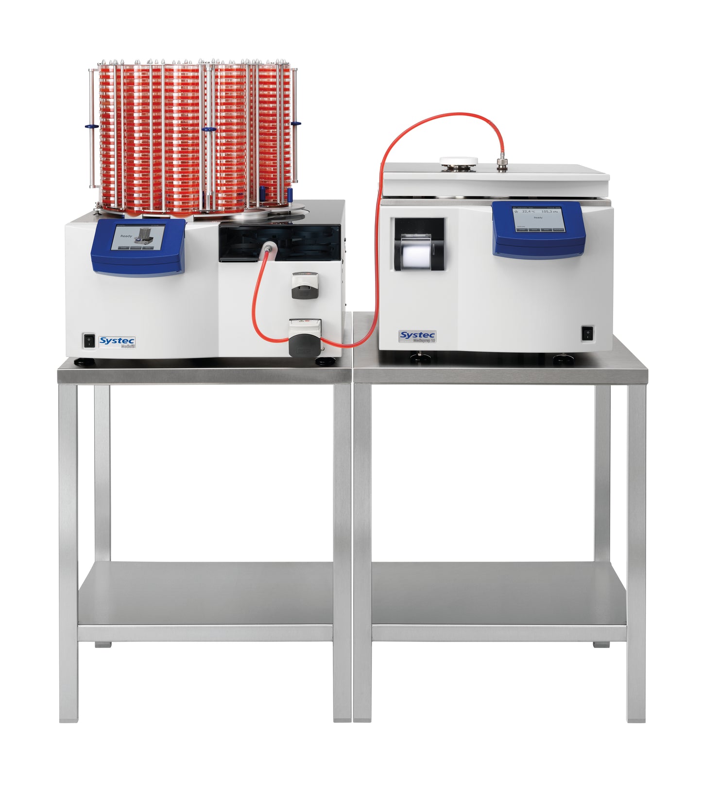 Systec Mediafill dispensing and pouring system