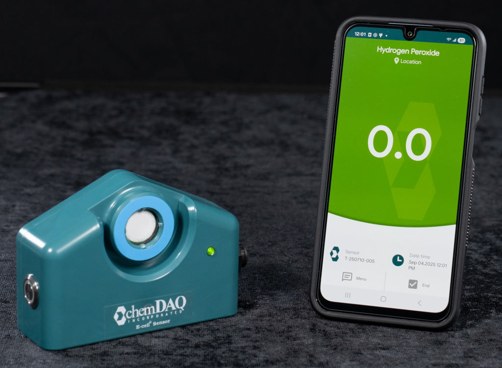ChemDAQ’s SafeCide™ portable chemical vapor monitor